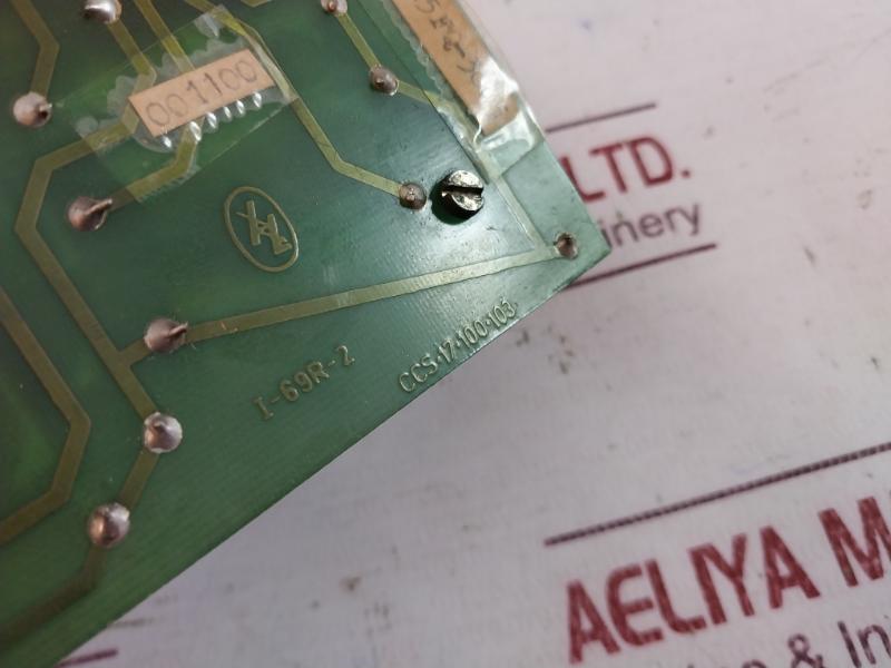 Instrumentation I-69R-1 Printed Circuit Board Ccs-17-100-103, Ccs-17-100-104