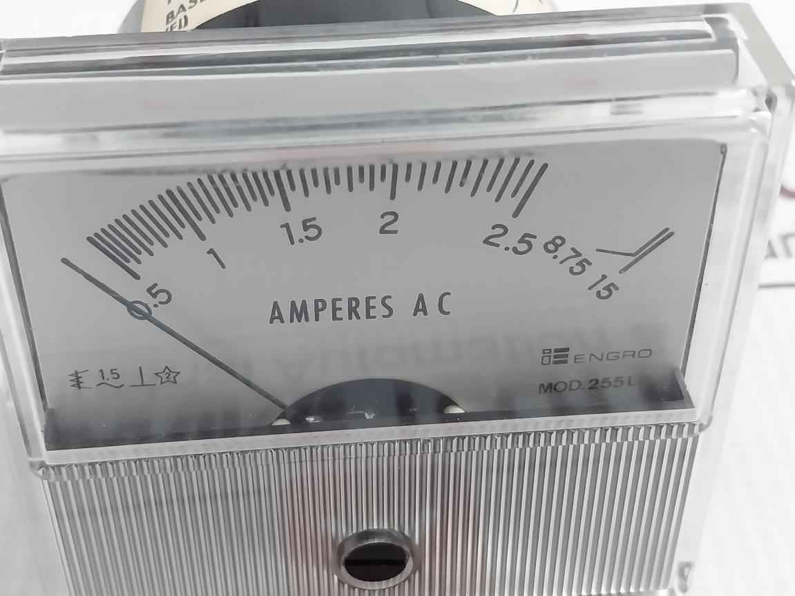 Instrumentos Eletricos Engro 255L Ac Analog Panel Ammeter 0.5-15A