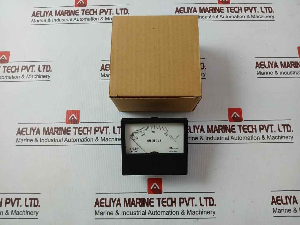 Instrumentos Eletricos Engro 355 Analog Ac Ampere Panel Meter 0–40/200Amp