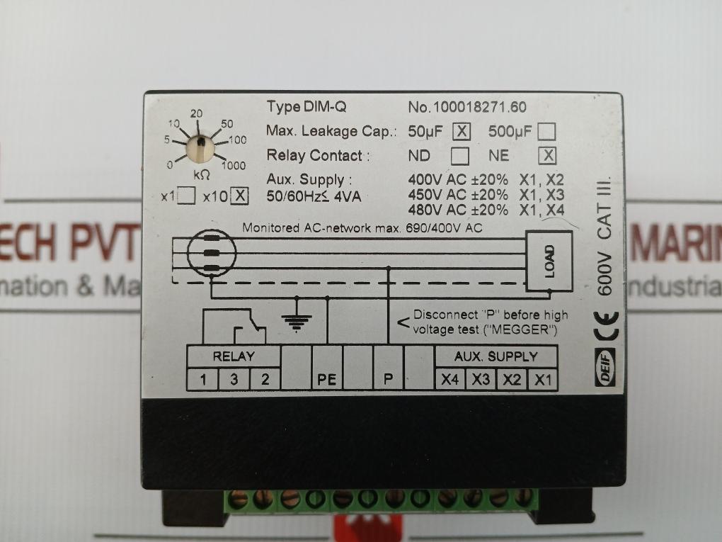Insulation Monitor Dim-q Deif 50/60Hz