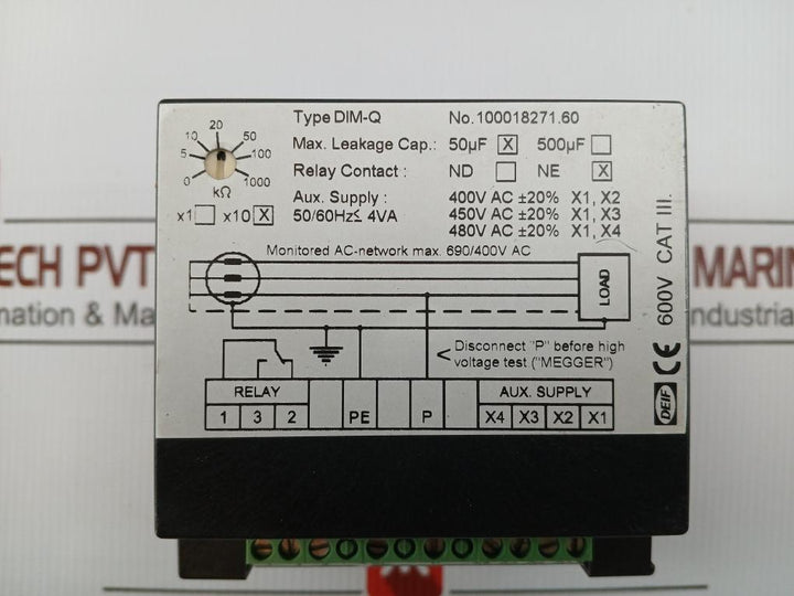 Insulation Monitor Dim-q Deif 50/60Hz