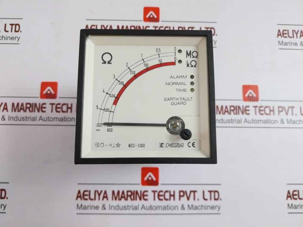 Insulation Resistance Meter 0 To 600 KΩ/0 To 5 MΩ Circutor Meg-1000
