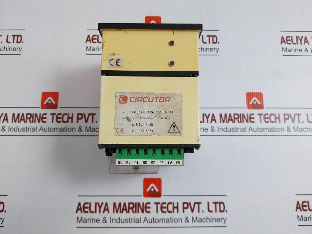 Insulation Resistance Meter 0 To 600 KΩ/0 To 5 MΩ Circutor Meg-1000