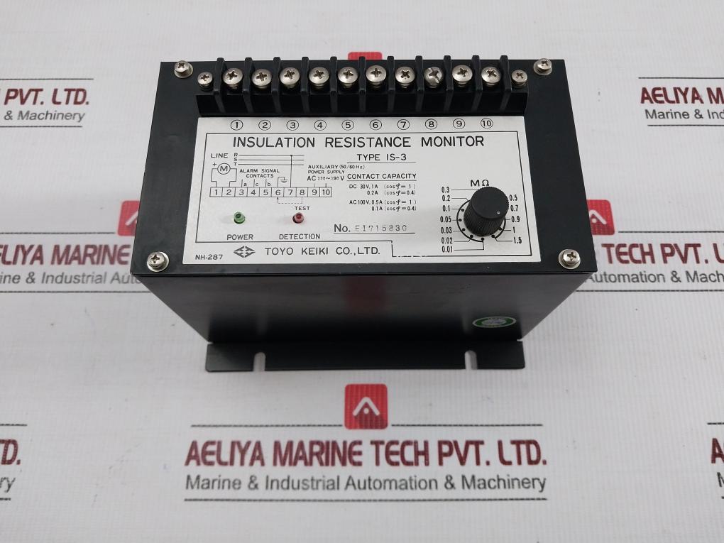 Insulation Resistance Monitor Ac200-230V/50-60Hz Toyo Keiki Is-3