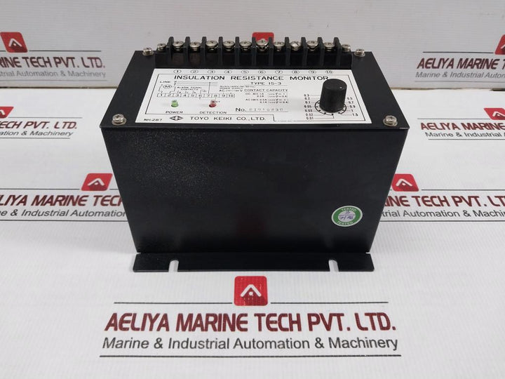 Insulation Resistance Monitor Ac200-230V/50-60Hz Toyo Keiki Is-3