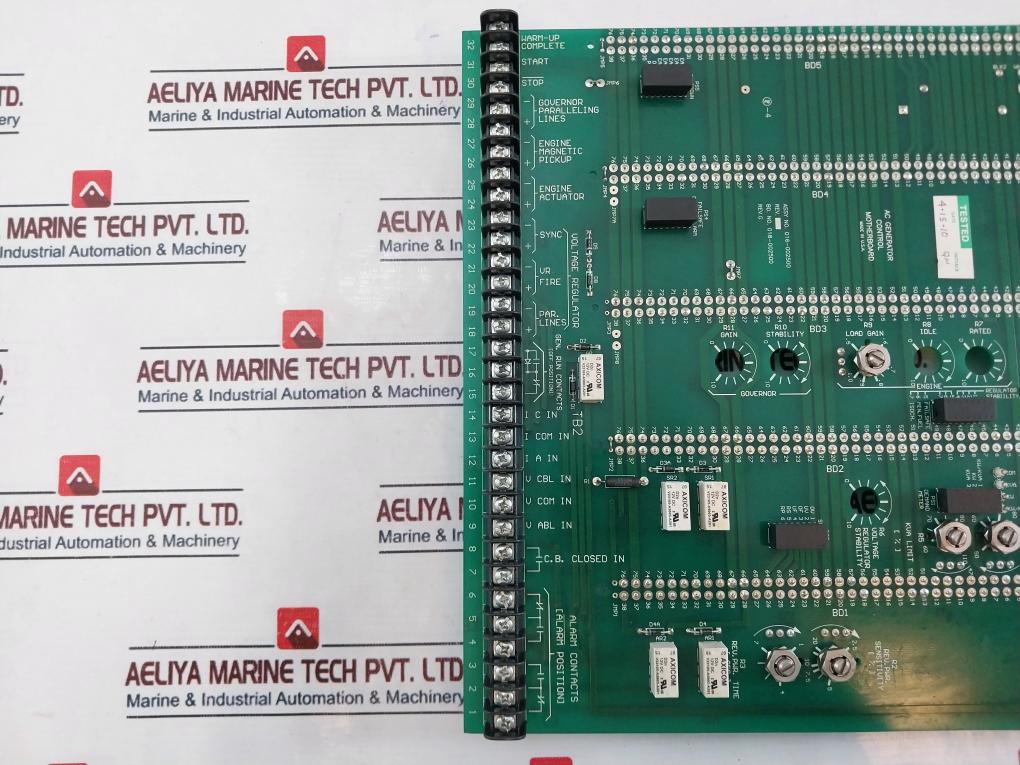 Integrated Power System 016-002500 Ac Generator Control Motherboard