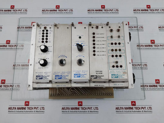 Integrated Power Systems Generator Control Rack Module 1981