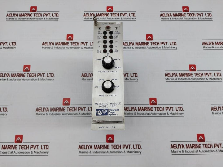 Integrated Power Systems Generator Control Rack Module 1981