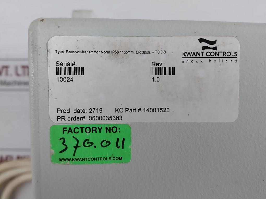 Integrated Telegraph System Rev-1.0 Kwant Controls 14001520