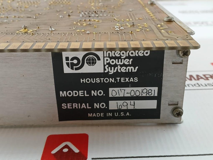 Integrated Power Systems 1981