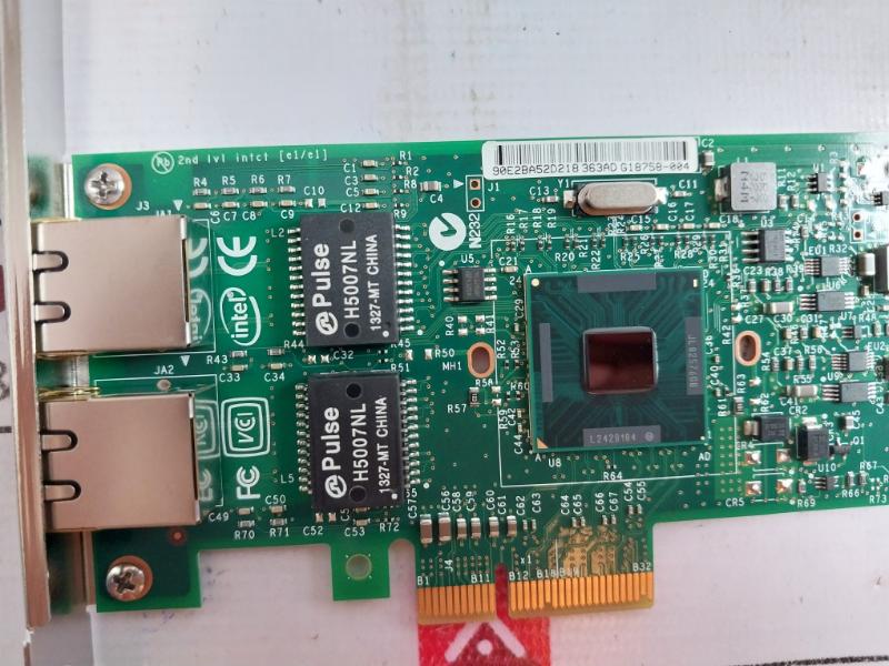 Intel 01p8d1 Dual Port Gigabit Ethernet Pci Network Card G18758-004 363ad D33025