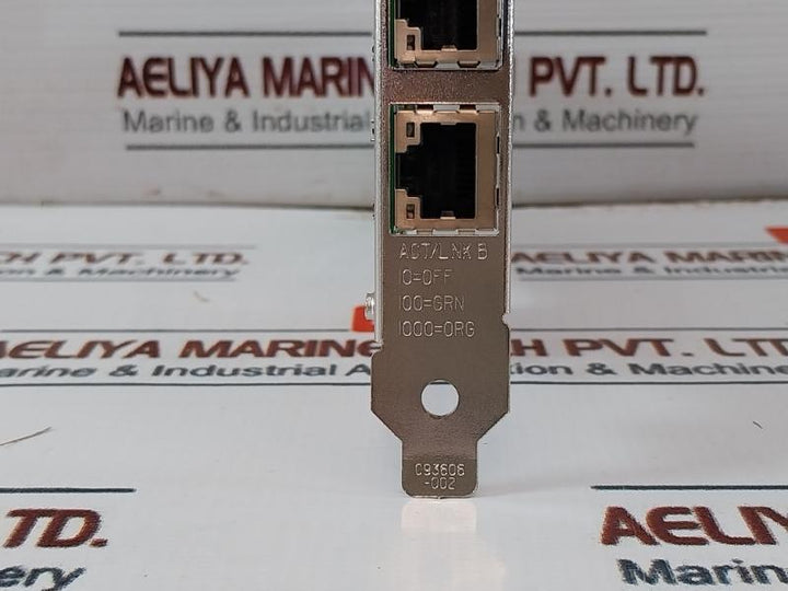 Intel Cpu-d68166 (B) Dual Port Gigabit Ethernet Network Adapter Card C93606-002