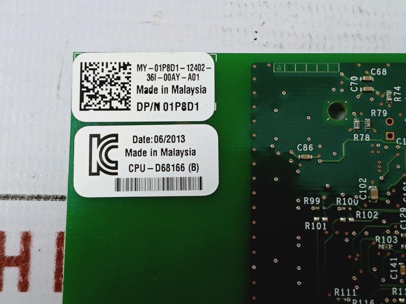 Intel Cpu-d68166 (B) Dual Port Server Adapter C93606-002 