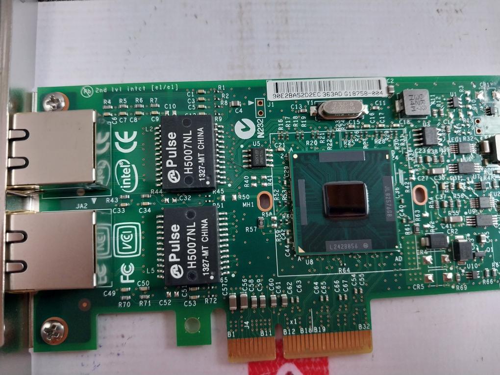 Intel Cpu-d68166 (B) Dual Port Server Adapter Network Card 01p8d1 C93606-002