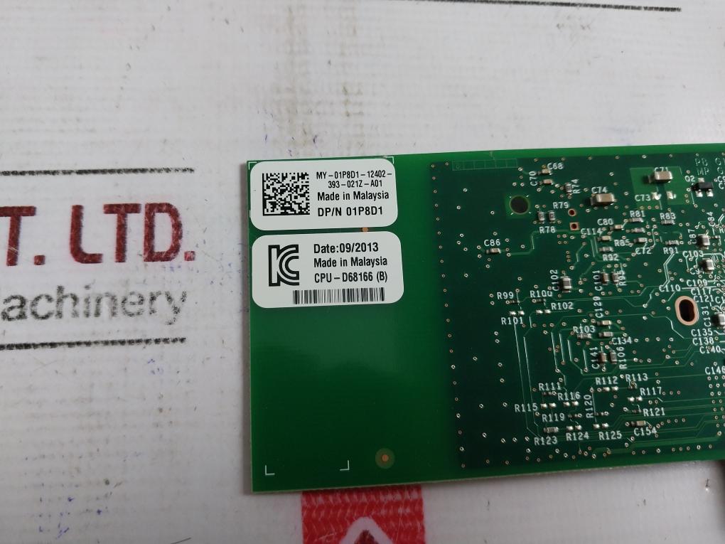 Intel Cpu-d68166 (B) Dual Port Server Adapter Network Card 01p8d1 C93606-002