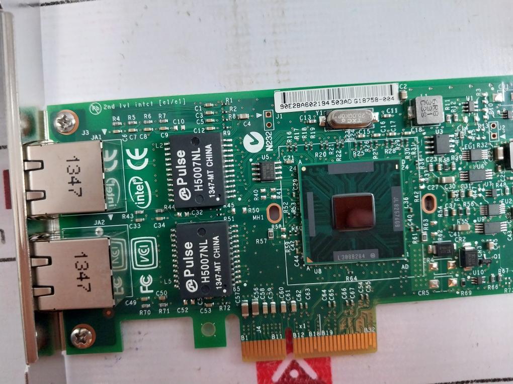 Intel Cpu-d68166 (B) Dual Port Server Adapter Network Card C93606-002