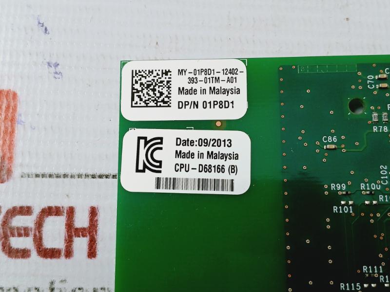 Intel Cpu-d68166 (B) Gigabit Ethernet Dual Port Server Adapter Dp/N 018D1 D73276-001