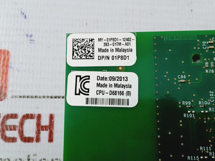 Intel Cpu-d68166 (B) Gigabit Ethernet Dual Port Server Adapter Dp/N 018D1 D73276-001