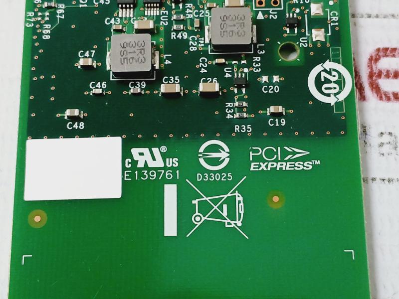 Intel Cpu-d68166 (B) Network Card C93606-002, Dp/N 01P8D1, E139761