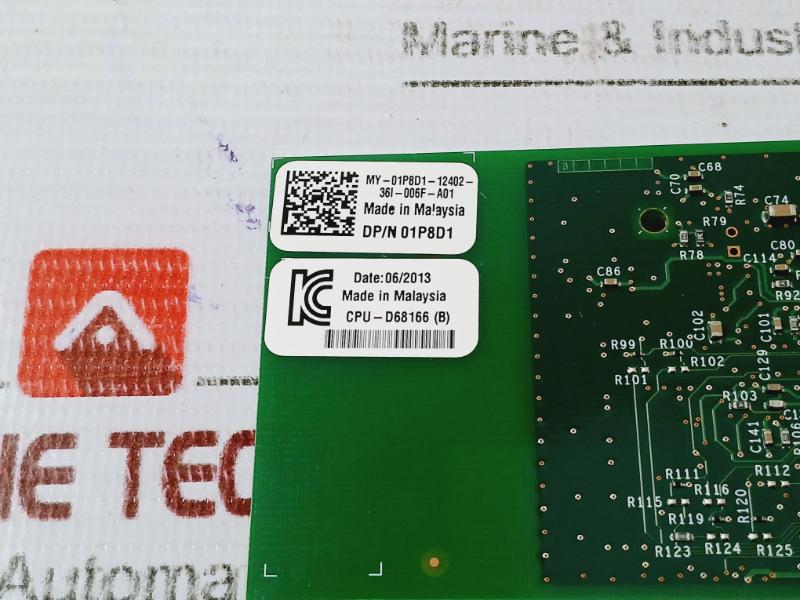 Intel Cpu-d68166 (B) Network Card C93606-002, Dp/N 01P8D1, E139761