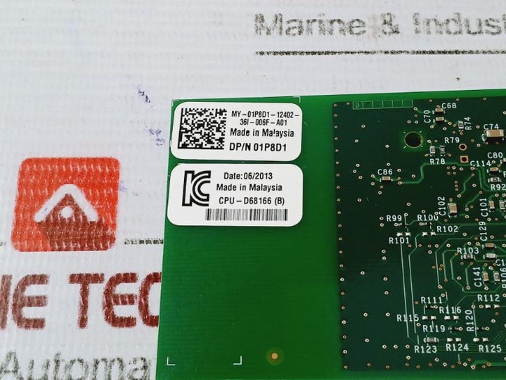 Intel Cpu-d68166 (B) Network Card C93606-002, Dp/N 01P8D1, E139761