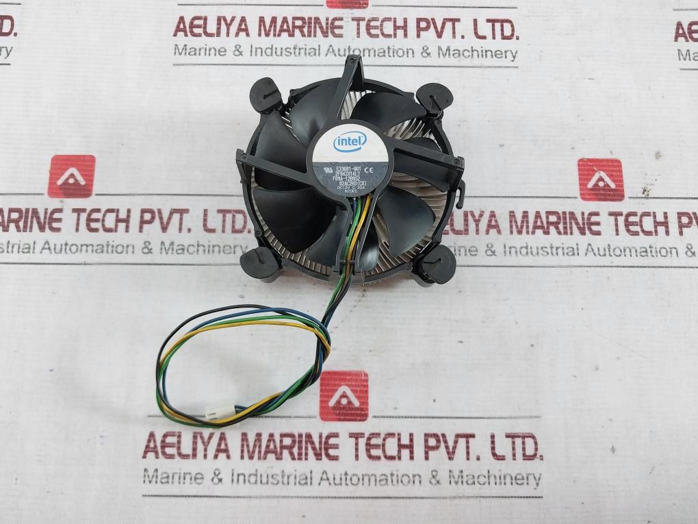 Intel E33681-001 Desktop Heatsink &; Cooling Fan Assembly Dc12V 0.20A 02Ac2H3
