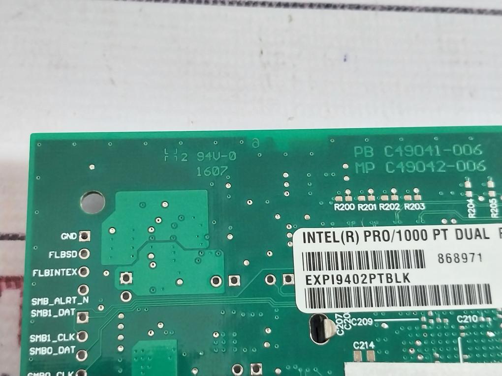Intel Expi9402ptblk 2-port Pro/1000 Pt Dual Port Pci Express Nic Card