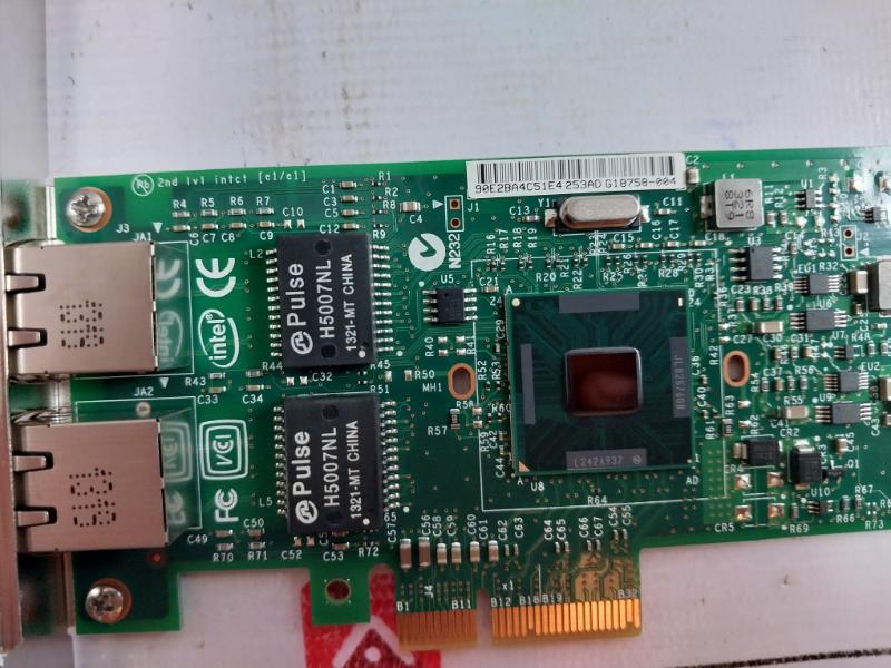 Intel G18758-004 Dual-Port PCIe Gigabit Network Card 90E2BA4C51E4 1298MR V-0