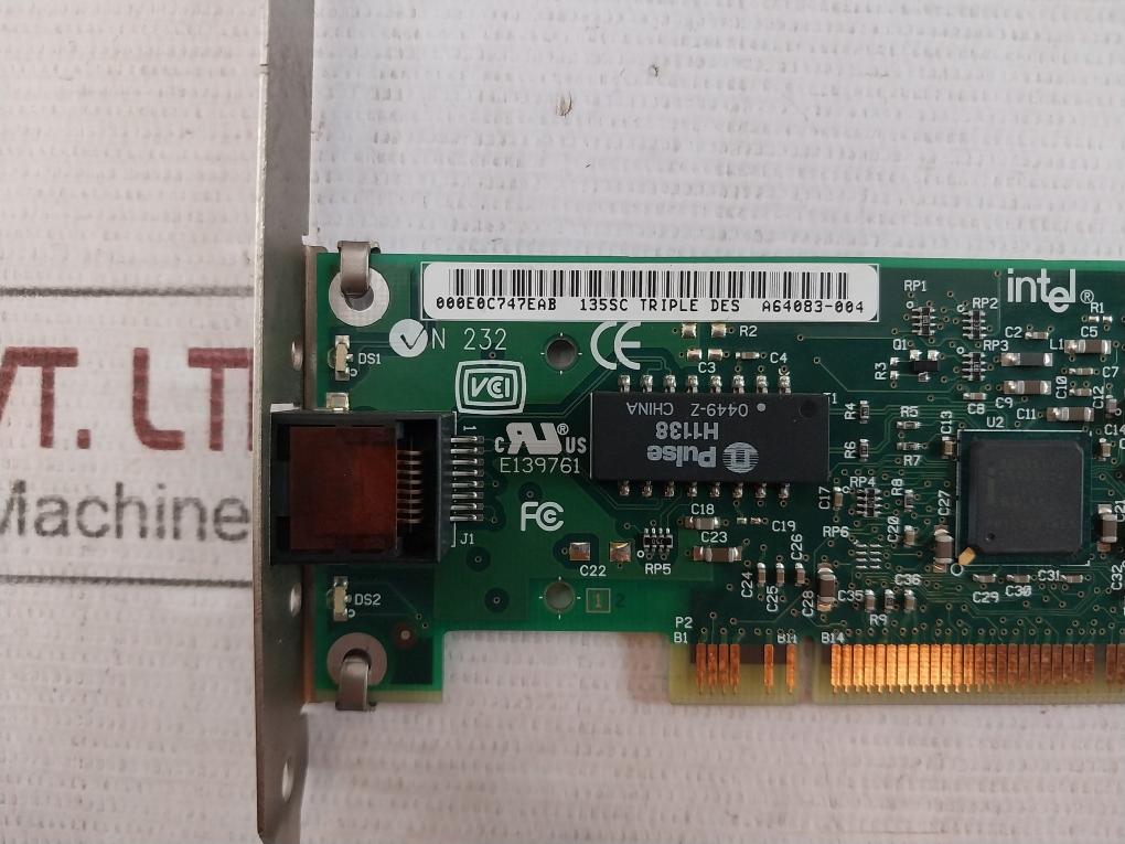 Intel Mp 749005-003 Ethernet Card Desktop Adapter 100Tx Rev:A00 A64083-004