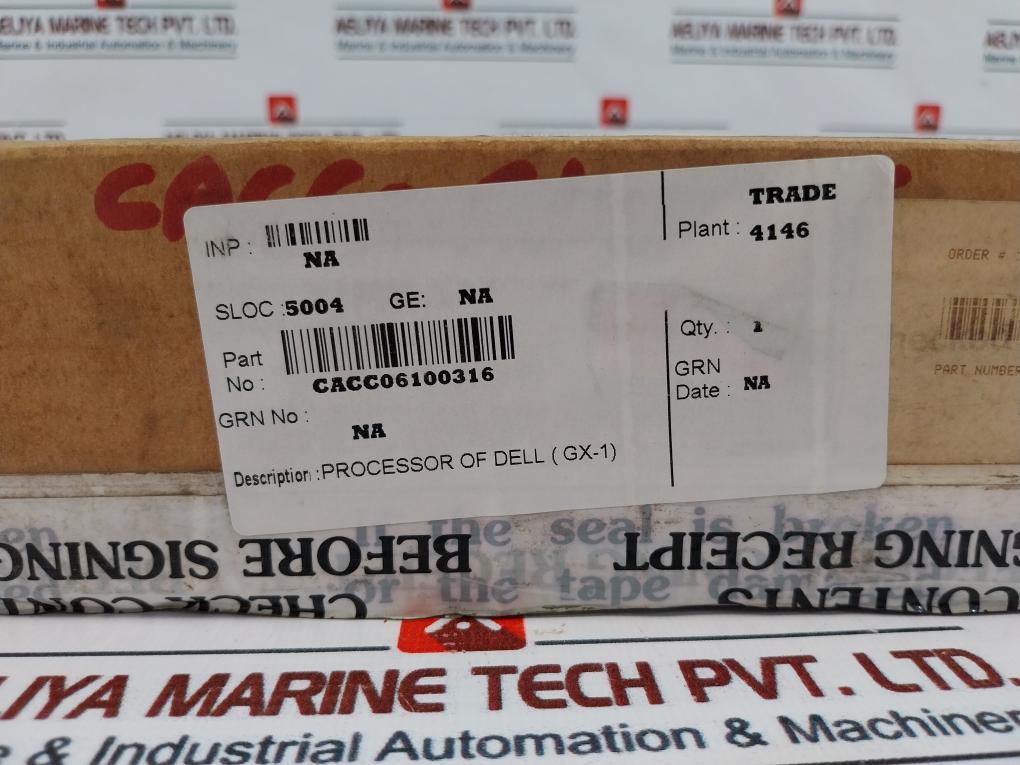 Intel Pentium III 450/512/100/2.0V S1 Processor Unit CACC06100316/ 6785R