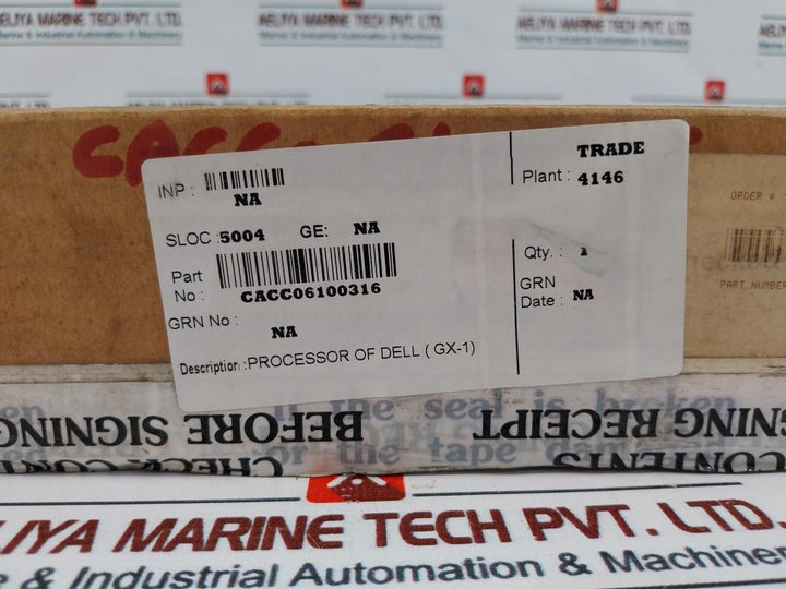 Intel Pentium III 450/512/100/2.0V S1 Processor Unit CACC06100316/ 6785R