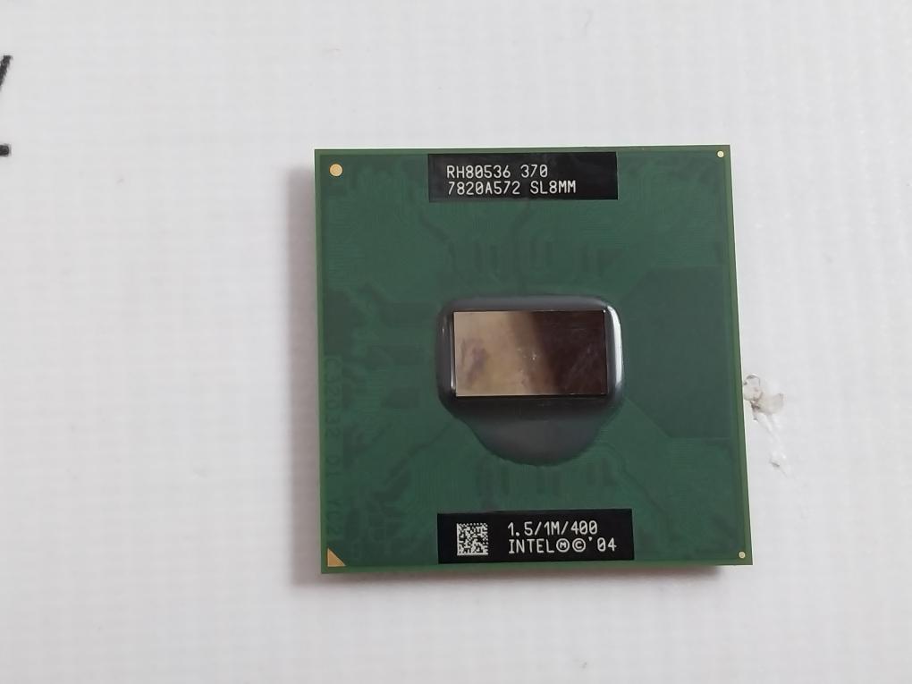 Intel Sl8mm Cpu Processor Rh80536 370, 7820a572, 1.5/1m/400, C32032 01 Yc2