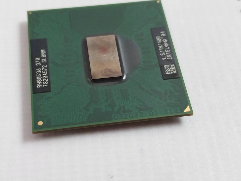 Intel Sl8mm Cpu Processor Rh80536 370, 7820a572, 1.5/1m/400, C32032 01 Yc2