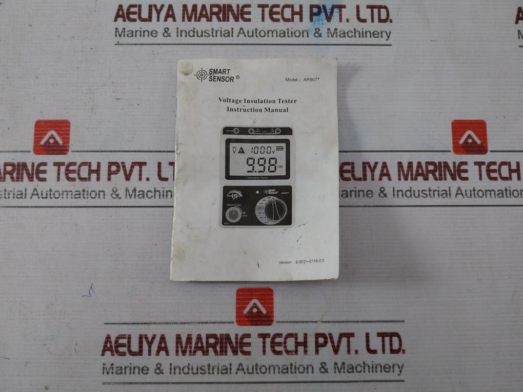 Intell Instruments Ar907+ Smart Sensor Insulation Tester 600V Max