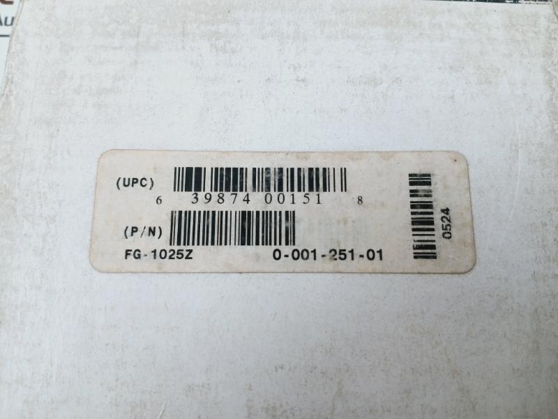 Intellisense Fg-1025Z Glassbreak Detector 0-001-251-01