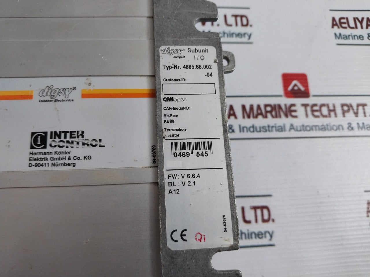 Inter Control 4885.27.105-04 Inter Control Module 12/24 Vdc