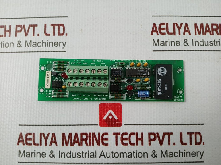 Interface Board For Rs 232/ Rs 422 Gnu-88205-2 (B) Scana Servoteknikk