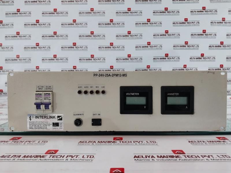 Interlink Power Pp-24v-25a-2pm12-ms Dual-input Ac &amp; Dc Power Supply
