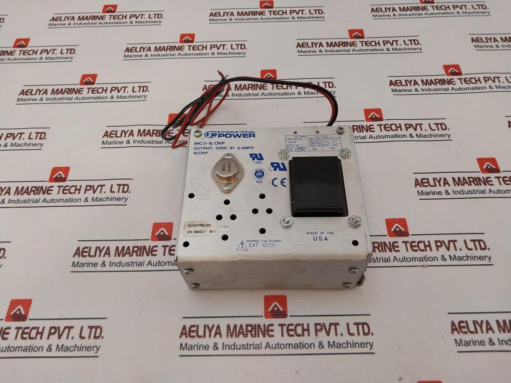 International Power Ihc5-6/Ovp Power Supply 5Vdc 6A