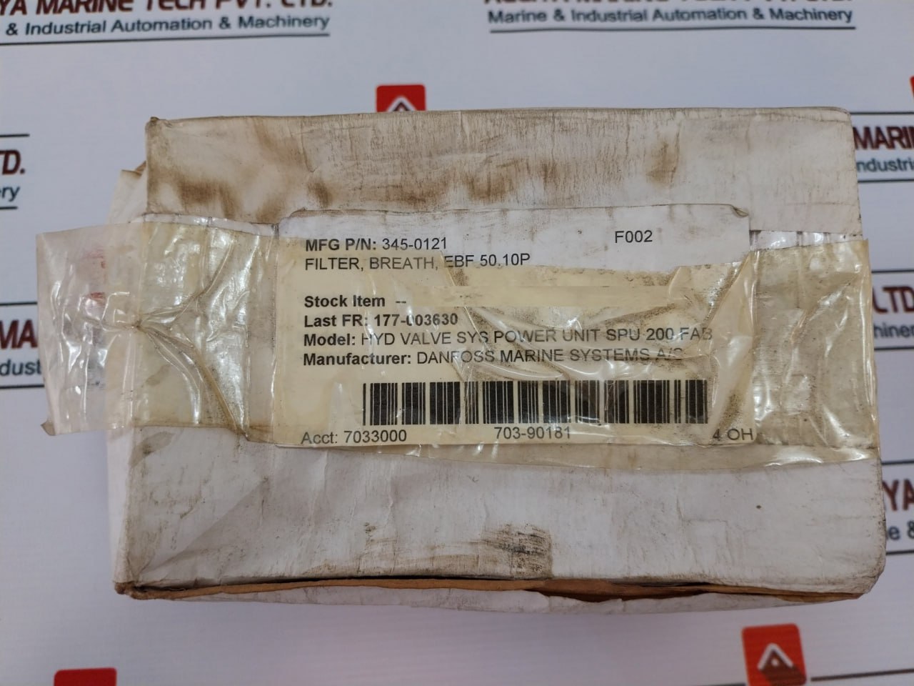 Internormen-filter/Danfoss Ebf 50 Air Breather Filter 345-0121