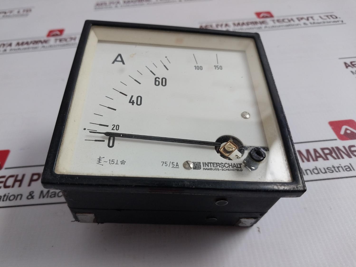 Interschalt 75/5A Ammeter 0 To 75/150A