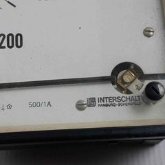 Interschalt Analog Ammeter 0-600/1000