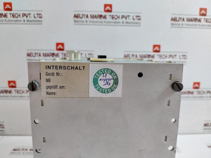 Interschalt Dual Current Relay Dmsa 02, Nmc 101A