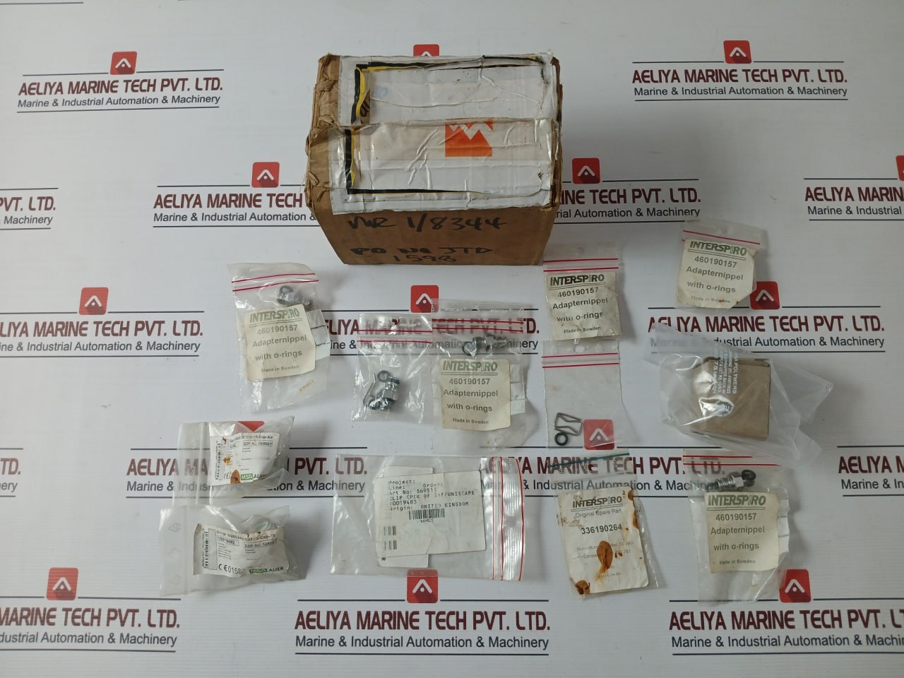 Interspiro 460190157 Adapter Nipple With O-rings 0-11 Bar 0-160 Psi