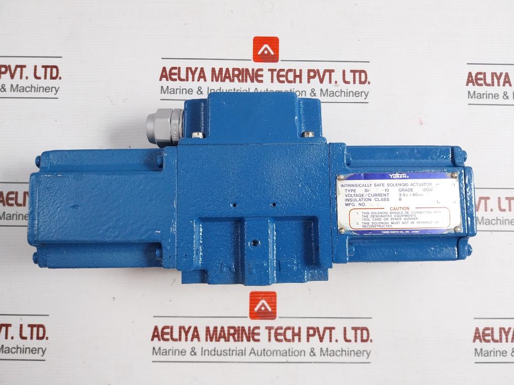 Intrinsically Safe Solenoid Actuator Yuken 3.5V/40Ma Part Number Isdsg-01-3C4-10