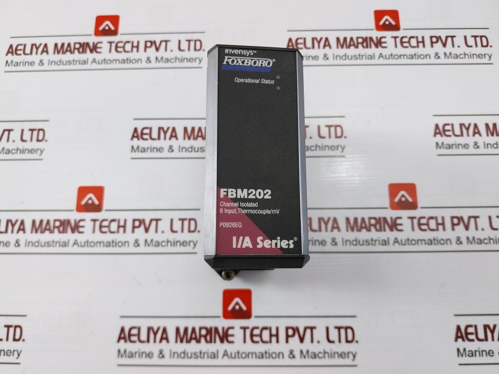 Invensys Fbm202 Channel Isolated 8 Input Thermocouple/Mv I/A Series P0926Eq