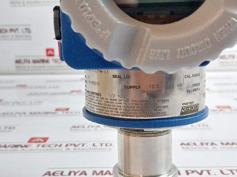 Invensys Igp10-tt2D1M-l1 Intelligent Gauge Pressure Transmitter 16160515