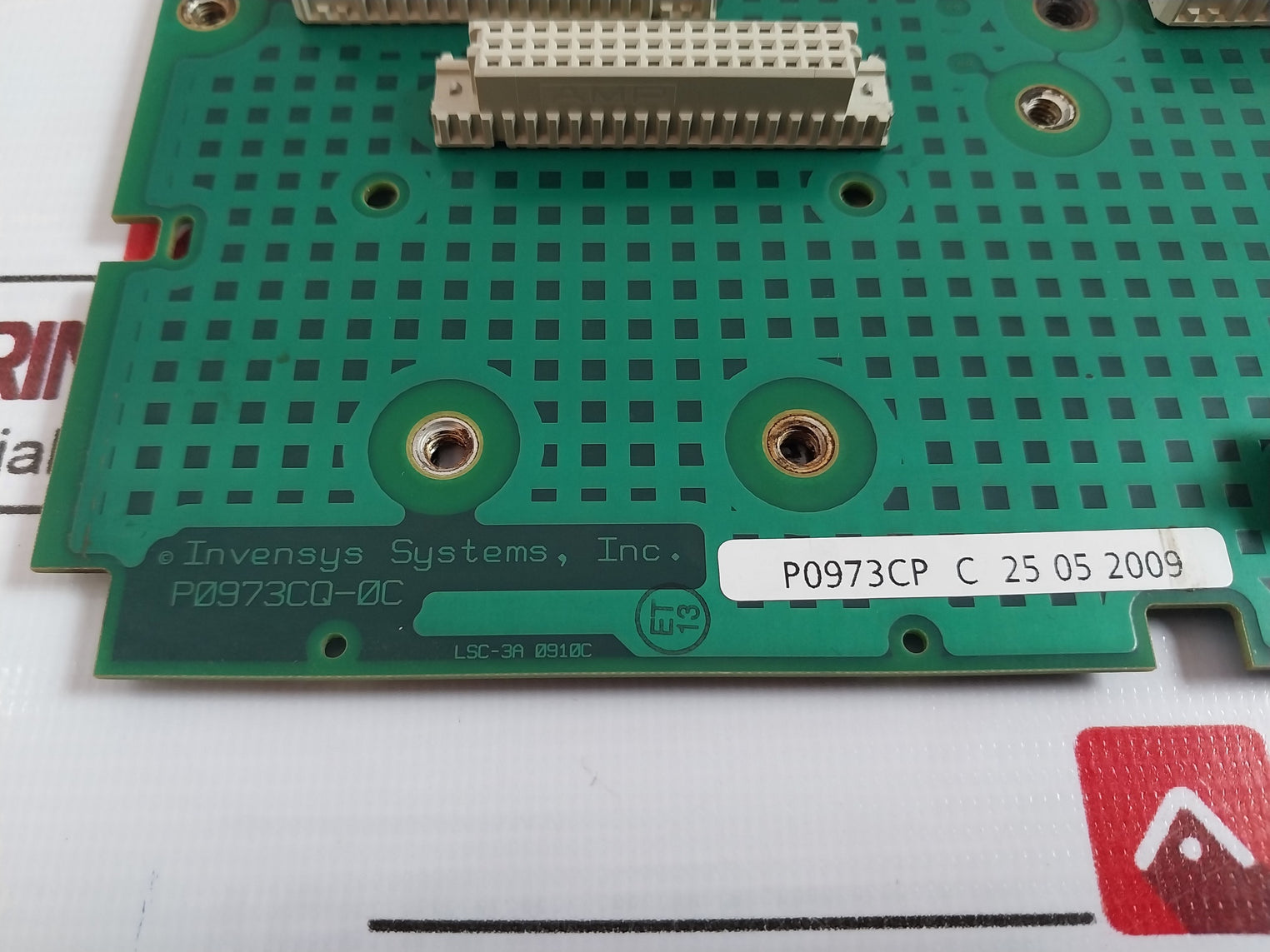 Invensys P0973Cq-0C Printed Circuit Board Card, Lsc-3A