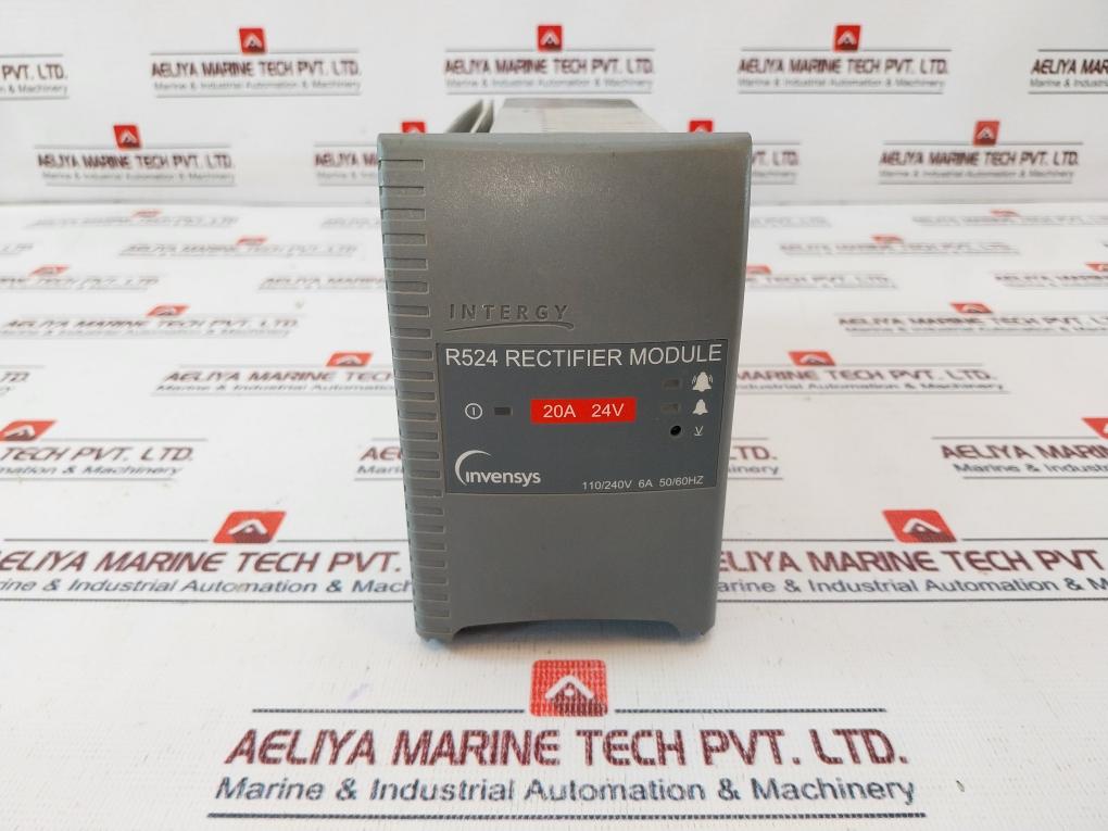 Invensys R524 Intergy Rectifier Supervisory Module 110/240V 6A 50/60Hz