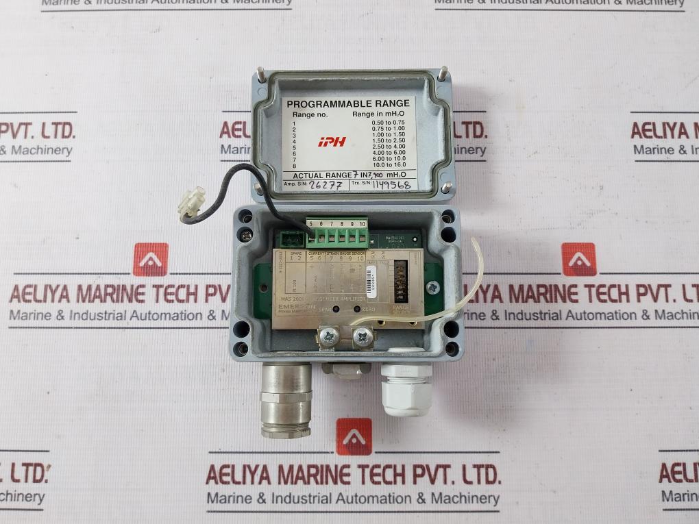 Iph Mas 2600-g30-25-0/1P Two Wire Transmitter 94V-0 45 Ma 4-20 Ma Wl202 Pt 100